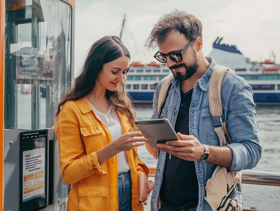 Kunden beim Buchen mit Travelmanager